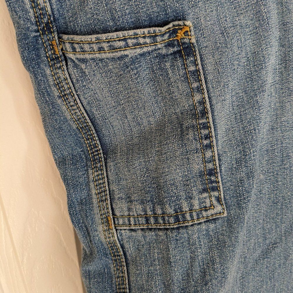 2000's era Levi's Loose Straight Carpenter Jeans - 33x32 - Med Wash - Picture 7 of 16